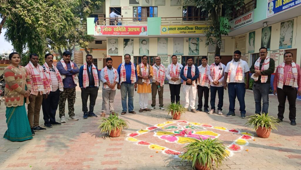 Lok Samiti workers, drivers, Nandlal Master and I